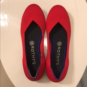 Rothy’s The Flat Red size 8